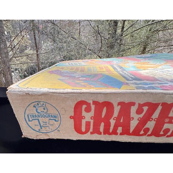 Rare 1966 Transogram CRAZEE CYCLE WACKY Motorcycle Rally Game Set Original Box. - Picture 6 of 16